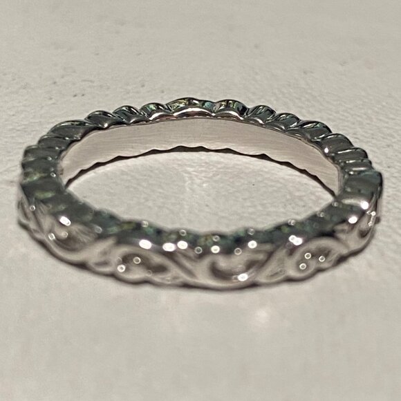 Stacker Ring SAI Size 7.5 Jewelry Sterling Silver Stamped 925 - Picture 5 of 8